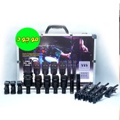 تصویر ست میکروفون درام و ساز - های کپی، بسیار با کیفیت 