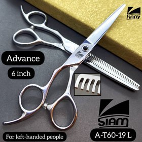 تصویر ست قیچی صیام مدل A-T60-19L (6اینچ) چپ دست Siam Scissors Model A-T60-19L (6 inches)