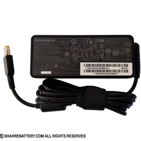 تصویر شارژر لپ تاپ لنوو مدل ADLX65NDC3A ظرفیت ۲۰ ولت ۳.۲۵ آمپر با سوکت USB 