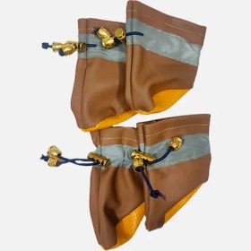 تصویر کفش چرم سگ و گربه سایز L 