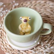 تصویر ماگ لاته‌خوری سرامیکی سید عصر یخبندان (کد L126) 