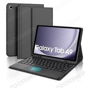 تصویر کاور کیبورد دار مگنتی تبلت سامسونگ Tab A9 8 اینچ با تاچ‌پد 