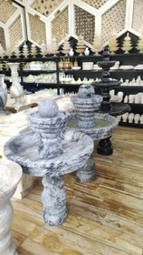 تصویر آبنما گوی گردون سنگی 