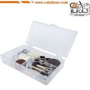 تصویر ست 64 عددی متعلقات فرز مینیاتوری شپخ مدل 3901402701 Scheppach 64pc Accessory Set 3901402701