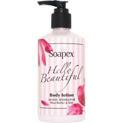 تصویر لوسیون بدن حاوی شی باتر و عصاره آلوئه ورا 350میل سوپکس Soapex Body Lotion Aloevera And Shea Butter 350ml