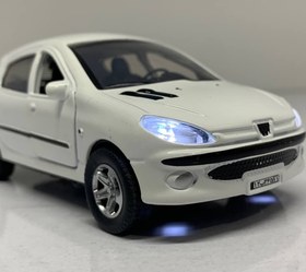 تصویر پژو 206 - سفید Peugeot 206