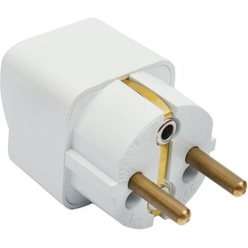 تصویر تبدیل 3 به 2 برق ارت دار معین الکتریک Moein Electric 10A Adaptor