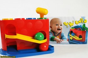 تصویر بازی فکری آکو دالی توپه سنجاقک مناسب خردسال ۲ تکه 