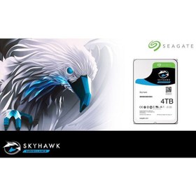 تصویر هارد دیسک اینترنال سیگیت اسکای هاوک 4 ترابایت ا Internal Hard Drive Seagate  SkyHawk 4TB Internal Hard Drive Seagate  SkyHawk 4TB