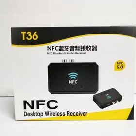 تصویر گیرنده بی سیم رومیزی بلوتوثی مدل NFC T36 