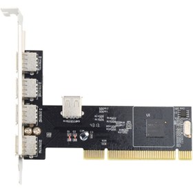 تصویر PCI کارت USB 2.0 چهار پورت PCI Pc Peripheral Controller Card