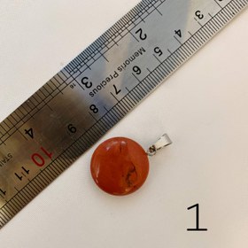 تصویر پلاک گردنبند جاسپر سرخ - عدد۴ 