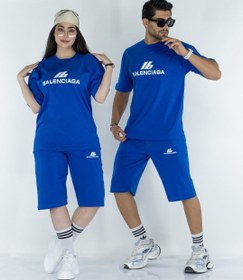 تصویر ست تیشرت شلوارک balenciaga 