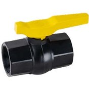 تصویر شیر توپی تک ضرب دسته پلیمری 