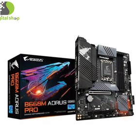 تصویر مادربرد گیگابایت مدل B660M AORUS PRO D5 GIGABYTE B660M AORUS PRO D5 MOTHERBOARD