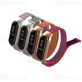 تصویر بند چسبی دستبند سلامتی شیائومی Xiaomi Mi Band 3 nylon wristband Strap 