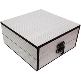 تصویر جعبه هدیه کادو چوبی آیهان باکس مدل ۴۵ 