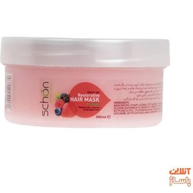 تصویر ماسک موی احیا کننده شون مدل فروتی میکس حجم 300 میلی لیتر Schon Fruity Restorative Hair Mask 300ml