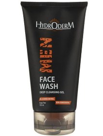 تصویر ژل شستشوی صورت آقایان 150میل هیدرودرم Hydroderm Men Face Wash Deep Cleansing Gel 150ml