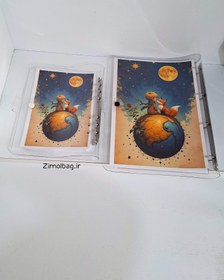 تصویر کلاسور A5 شفاف 