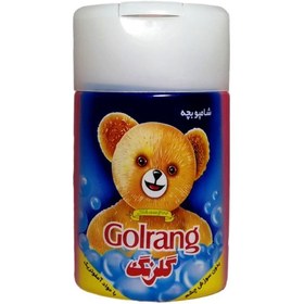 تصویر شامپو کودک گلرنگ مدل Bear مقدار 110 گرم Golrang Bear Baby Shampoo 110 gr