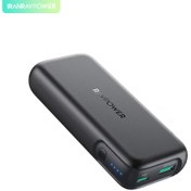 تصویر پاوربانک راو پاور مدل RP-PB186 ظرفیت ۱۰ هزار 