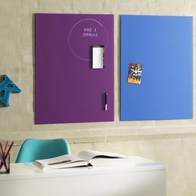 تصویر تخته وایت برد شیشه ای سایز ۶۰×۴۰ 