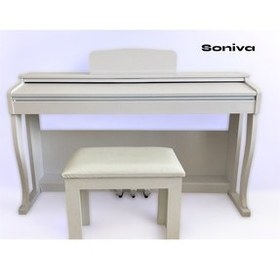 تصویر پیانو SONIVA PIANO 88 KEY GIVING SENSITIVE STOOL SONİVA 