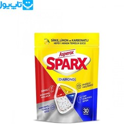 تصویر قرص ماشین ظرفشویی اسپروکس ASPEROX مدل diamond (بسته ASPEROX dishwasher tablets diamond model (pack of