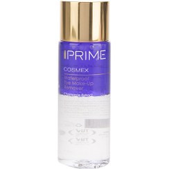 تصویر محلول پاک کننده پریم آرایش چشم دو فاز 100 میل Prime Cosmex Waterproof Eye Make-Up Remover 100ml