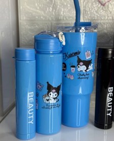 تصویر قمقمه 3 تکه کرومی 