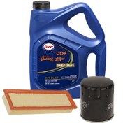 تصویر روغن موتور بهران سوپر پیشتاز 10W-40 SL چهار لیتری مناسب سمند ملی 