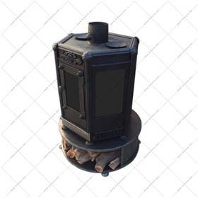 تصویر بخاری هیزمی فروزان 