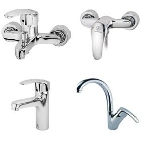 تصویر ست شیرآلات قهرمان مدل اسپانیایی رویال Ghahraman Set Faucet Royal Spanish Model