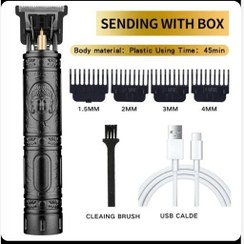 تصویر ماشین اصلاح موی سر و صورت موزر مدل T9 بدنه فلزی 