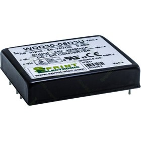 تصویر مبدل ولتاژ چینفا 2/5± آمپر CHINFA WDD30-05D3U DC/DC IN:35-75V OUT:±5V 