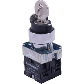 تصویر کلید فرمان دوطرفه کلیددار استارتی سامسونگ XB2-BG53 