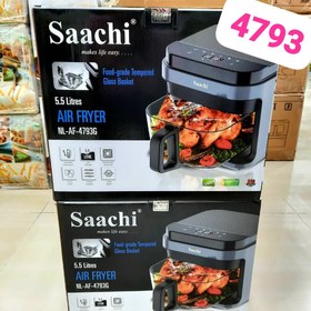 تصویر سرخکن 5.5 لیتری ساچی مدل NL_AF_4793 Air Fryer Saachi NL_AF_4793