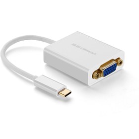 تصویر تبدیل TYPE-C به VGA برند UGREEN UGREEN USB-C to VGA Adapter 40247