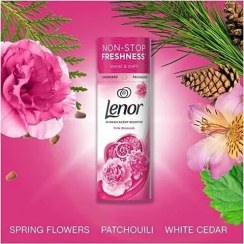 تصویر دانه خوشبوکننده لباس لنور رایحه بیداری بهاری176گرم-Lenor(pink blossom) 