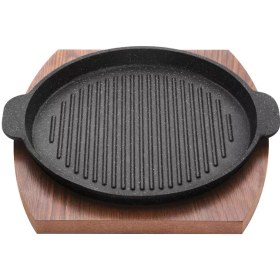 تصویر تابه گریل چدنی نالینو مدل Fahita سایز 20 ا Nalino Cast-Iron Grill Pan Size 20 Fahita Nalino Cast-Iron Grill Pan Size 20 Fahita