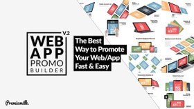 تصویر پروژه افترافکت ساخت تیزر اپلیکیشن | Web App Promo Builder 
