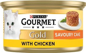 تصویر کنسرو گربه گورمت مدل پته ای طعم مرغ 85 گرم (ترکیه) ا Gourmet Gold Chicken 85g Gourmet Gold Chicken 85g