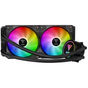 تصویر خنک کننده مایع پردازنده گیم دیاس مدل AURA GL240 Gamdias AURA GL240 All-in-One RGB Liquid Cooler