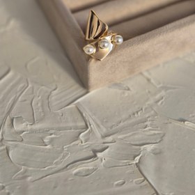 تصویر انگشتر مدل منحنی لوکس 