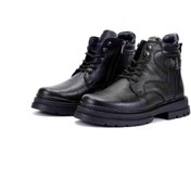 تصویر بوت چرم طبیعی مردانه مدل تارا 