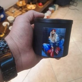 تصویر زیر سیگاری طرح بشکه 