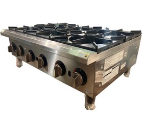تصویر اجاق گاز صنعتی ۶ شعله طرح APW 