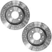 تصویر دیسک چرخ جلو کاردینال سوراخ دار مناسب پژو پارس 