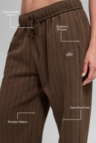 تصویر Pinstripe Straight Leg Sweatpant 